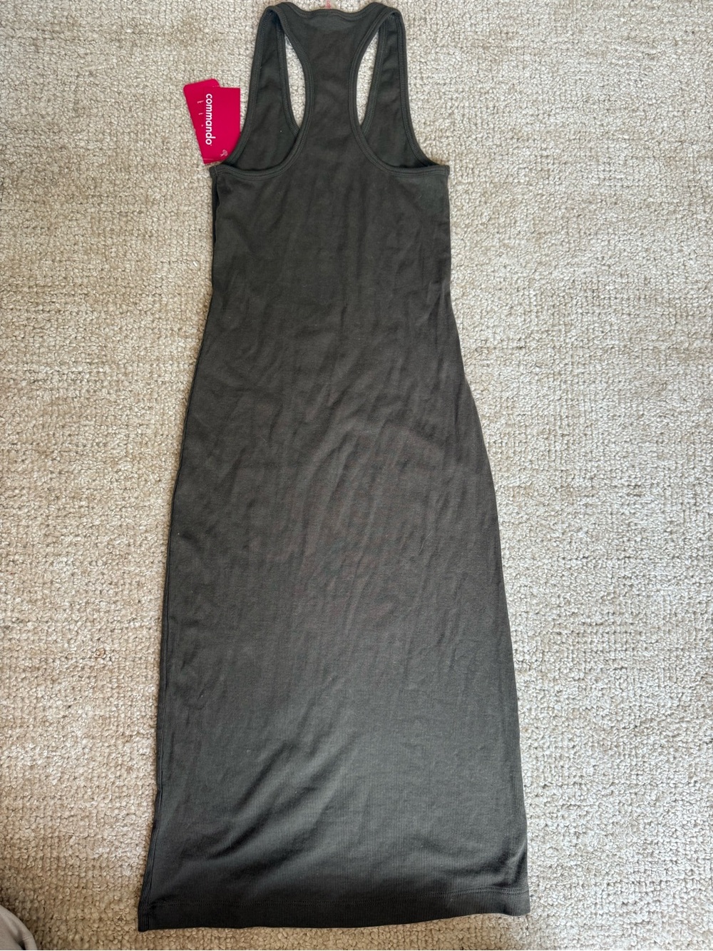 Commando Olive Racerback Maxi Dress - Picture 2 of 4